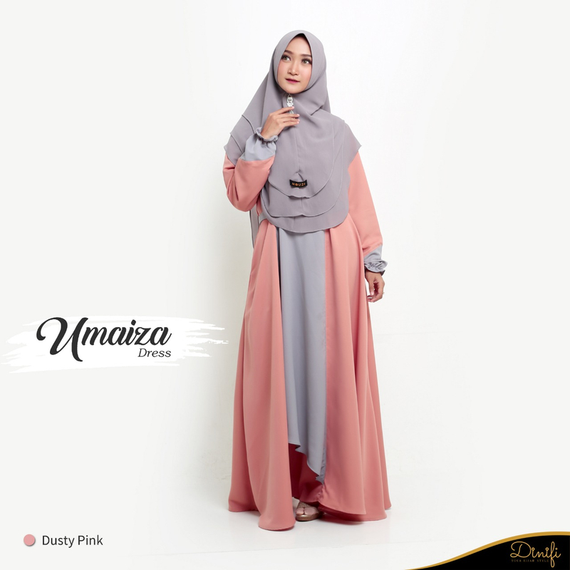 Product image Dress dewasa cantik umaiza by Mouza L DUSTY PINK