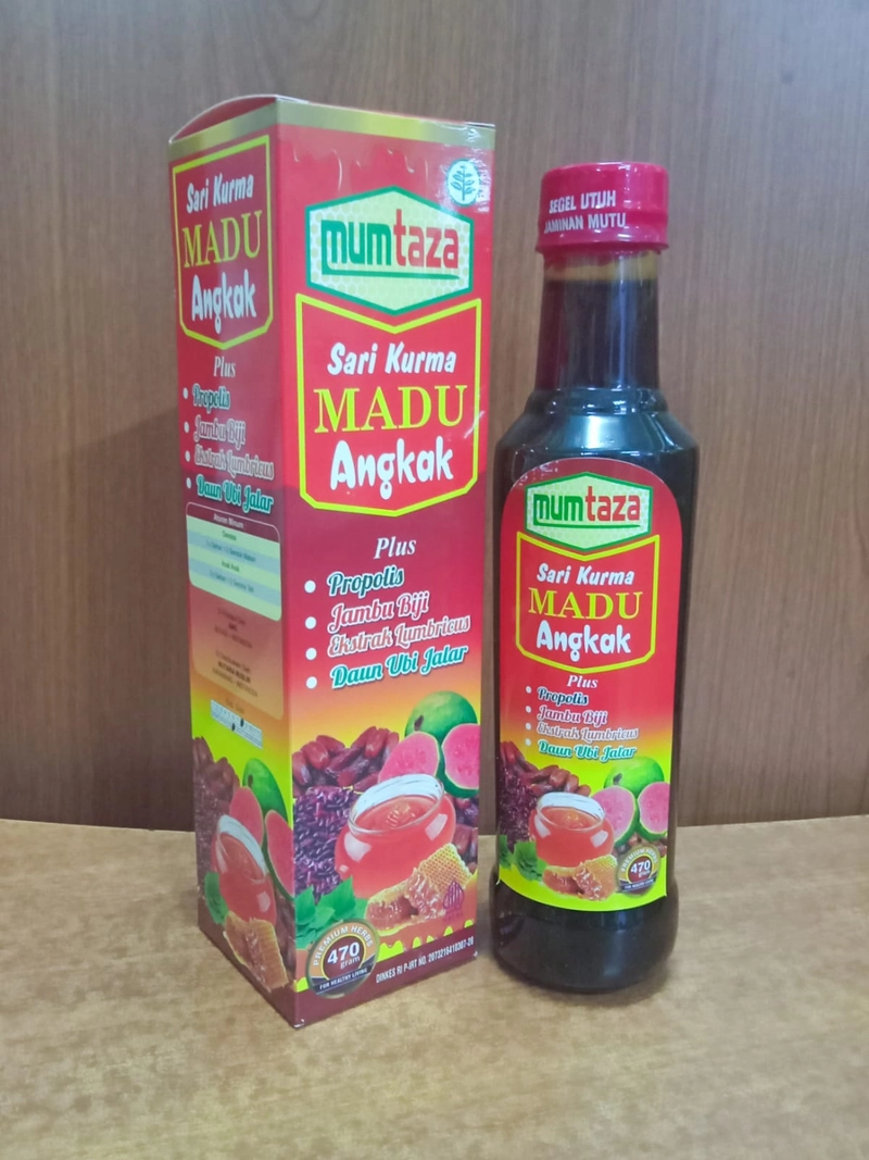 Product image Sari Kurma Madu Angkak Mumtaza Plus Propolis 470 gram