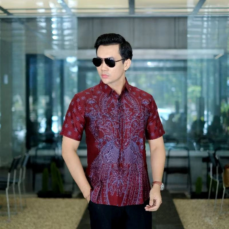 Product image Kois Batik - Batik Coupel pria modern hem dan kemeja motif hans M Hem hans