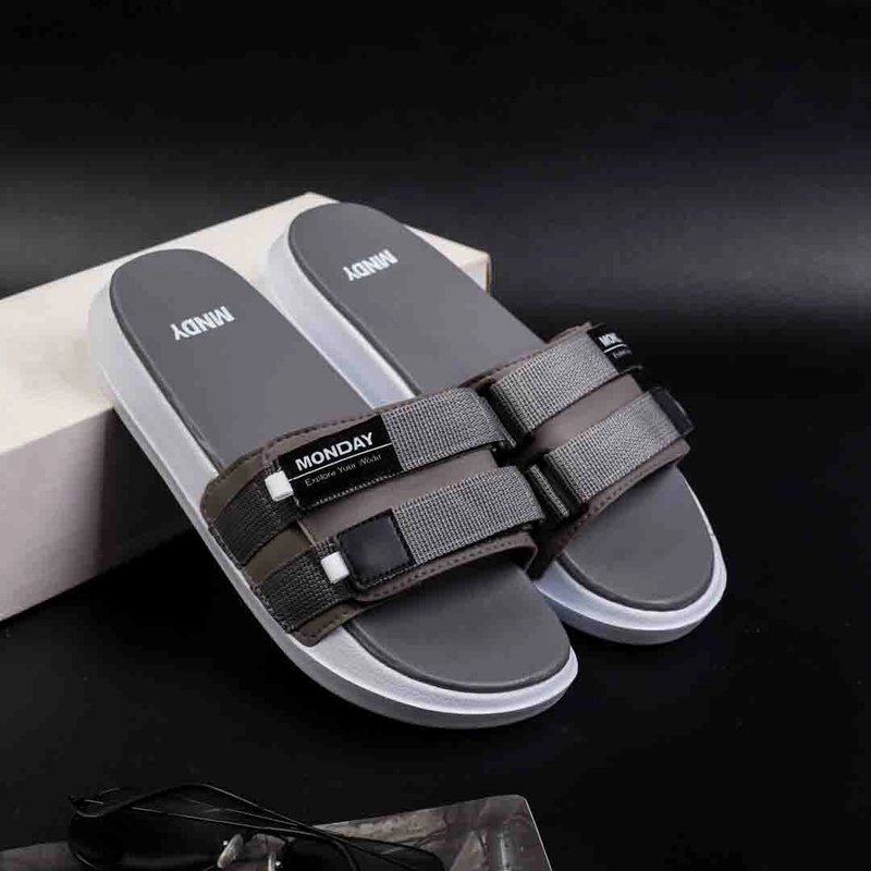 Product image MNDY Footwear - Pervez Grey - Sandal Slippers Slide Casual Grey Unisex 36 Grey