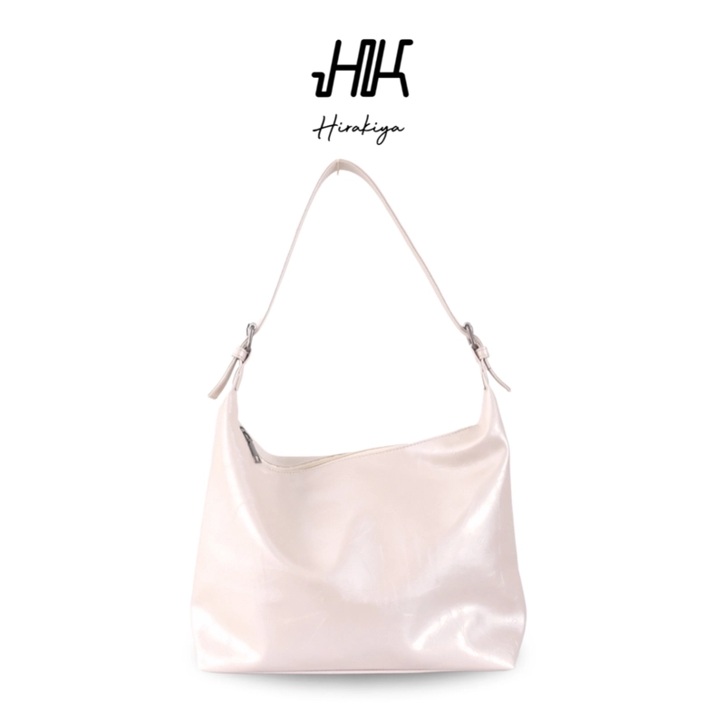 Product image Hirakiya id - Kifa Korean Tote Bag Yuko Synthetic Leather Premium 39x10x27 cm 39x10x27 cm Ivory