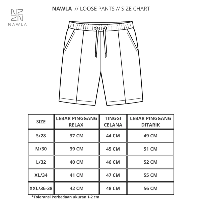 Product image NAWLA - Baggy Short Pants Pleated Fit S Black