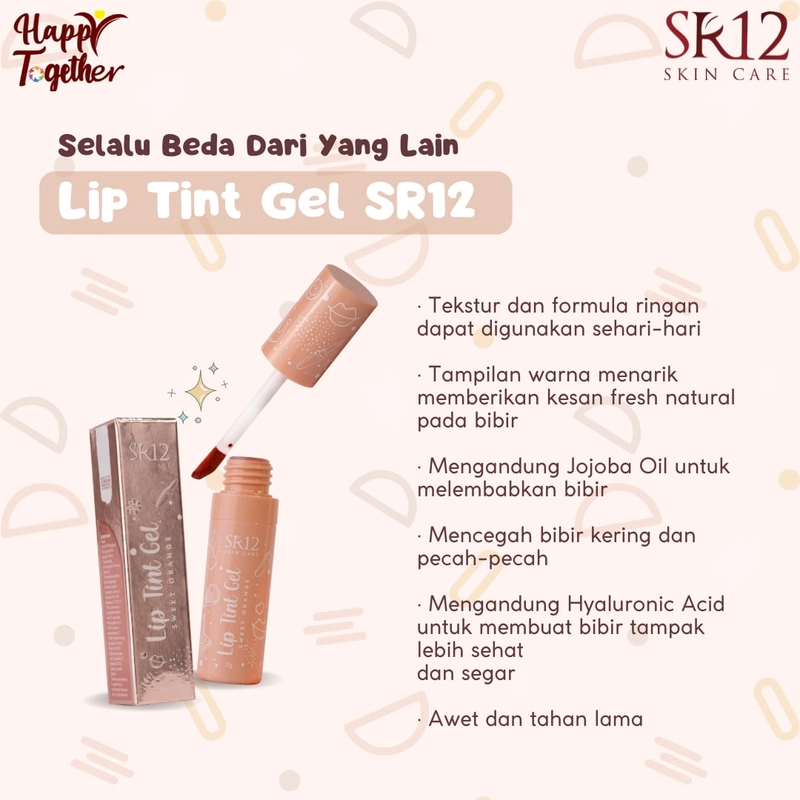 Product image SR12 Herbal Skincare - Lip TInt Gel Sweet Orange 2gr Sweet Orange