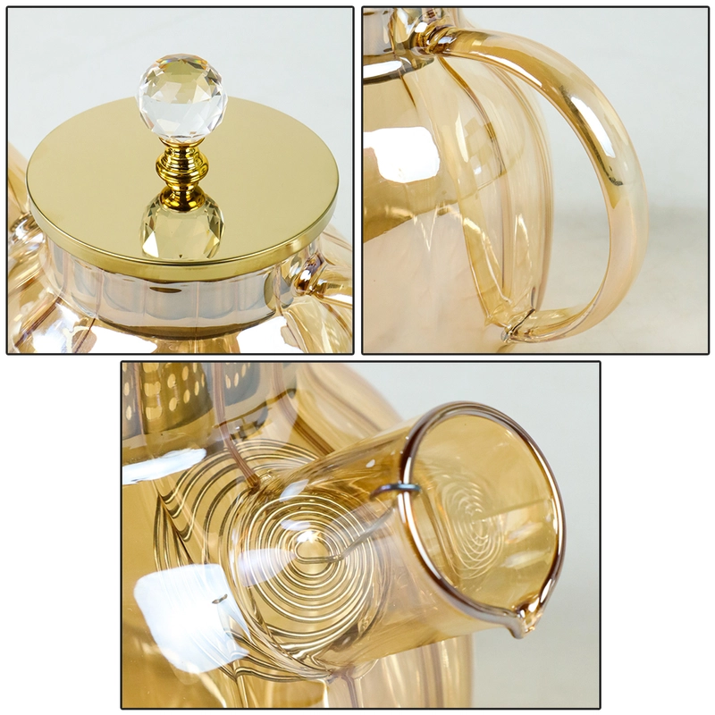 Product image RUMAH RAYA - (PO) Teko Pitcher Teh Teapot Maker 1L - BR-383 1000 ml Golden