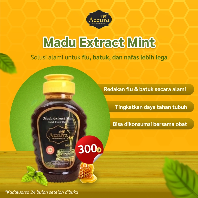 Product image Madu Azzura - Madu Extract Mint 300 gr