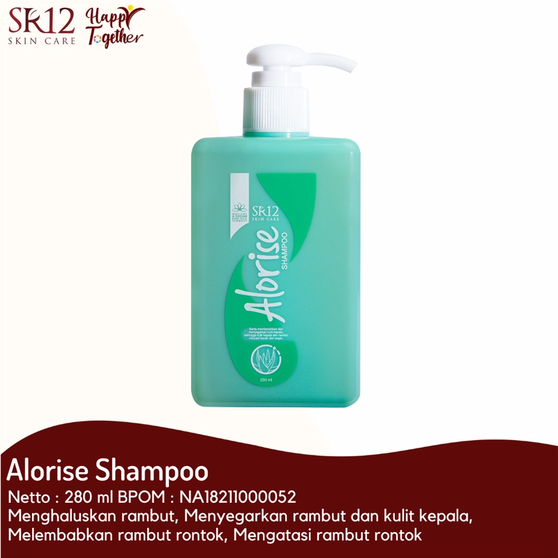 Product image Alorise Shampoo SR12 Shampoo Melebatkan Rambut / Menghitamkan Rambut 100 ml Alorise Shampoo