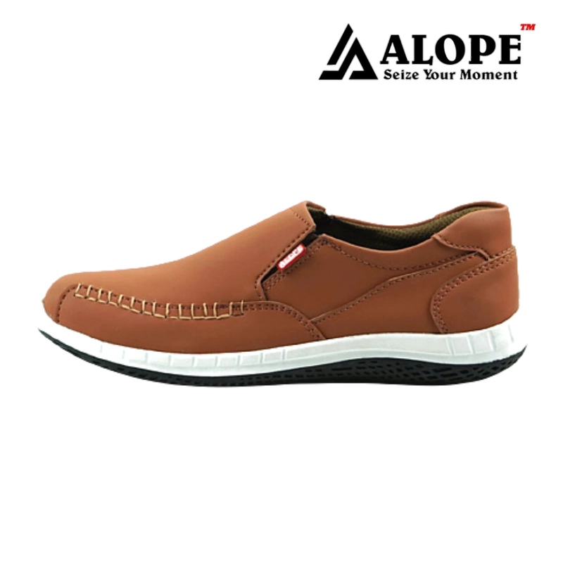 Product image Alope F 02 Sepatu Kulit slip on kasual trendy 40 Tan