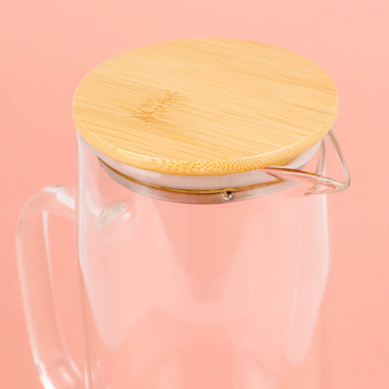 Product image RUMAH RAYA - (PO) Teko Pitcher Teh Kopi Jus Glass 1380ml - YS-6337 1300ml Putih