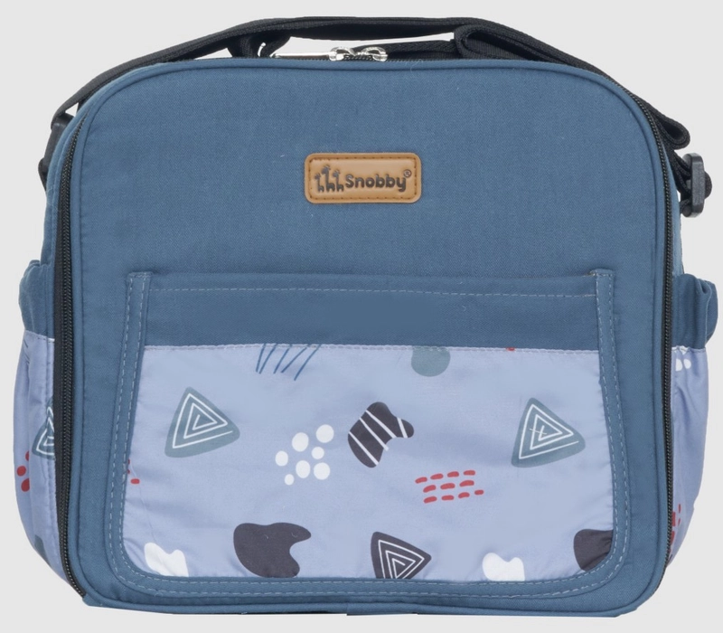 Product image SNOBBY BABY - SBT0973 TAS BAYI KECIL SAKU MOTIF ALICIA SERIES Tas Kecil Abu-Abu
