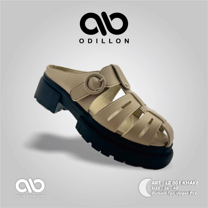 Product image Odillon - Odillon - LZ 001 / Sandal Bustong Wanita Casual 40 KHAKI