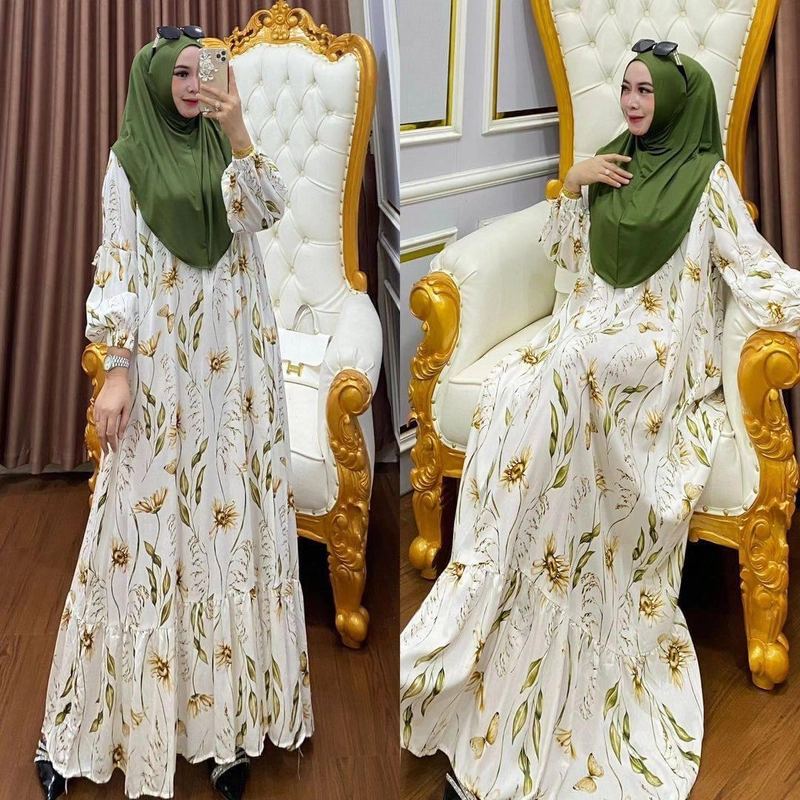 Product image Khisna collection - Set bergo gamis ARBANI best seller bangett Allsize ARBANI1