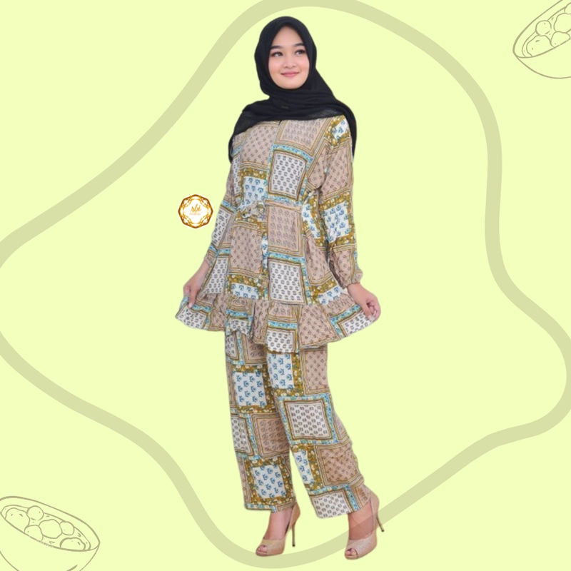 Product image Atasan Setelan Wanita Sahara Premium Allsize A