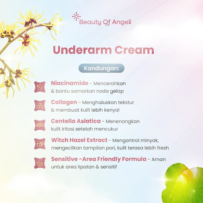 Product image BEAUTY OF ANGEL - Underarm Cream - Krim Lipatan Mencerahkan Ketiak & Selangkangan all variant all variant