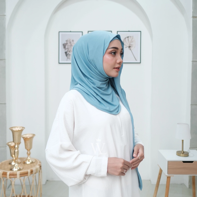Product image Willofi Official Store - Hijab Pashmina Floryn Instan Inner Oval MeleyotJersey Premium Musli All Size Wardah