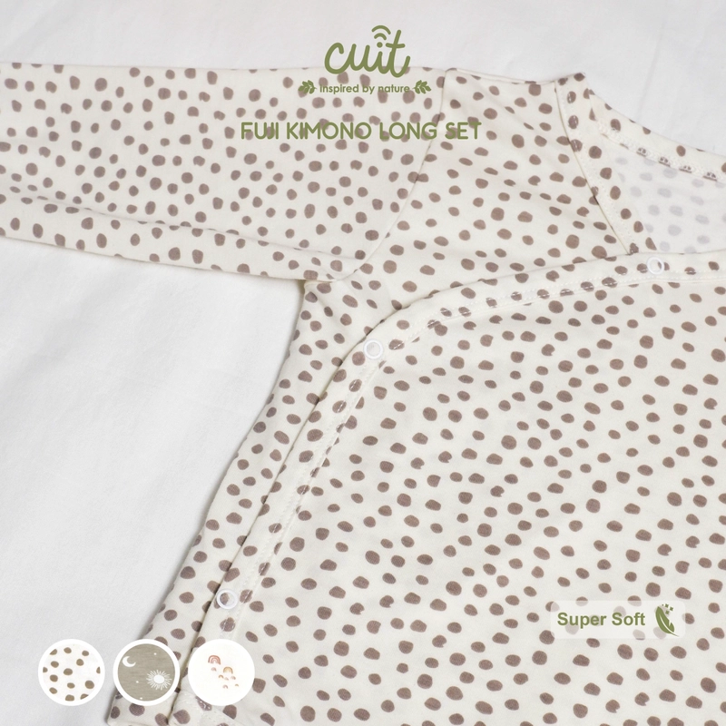 Product image CUIT MINIMALIST 3 - Fuji Kimono Long Set 0 - 24 Bulan NB Taupe Dream