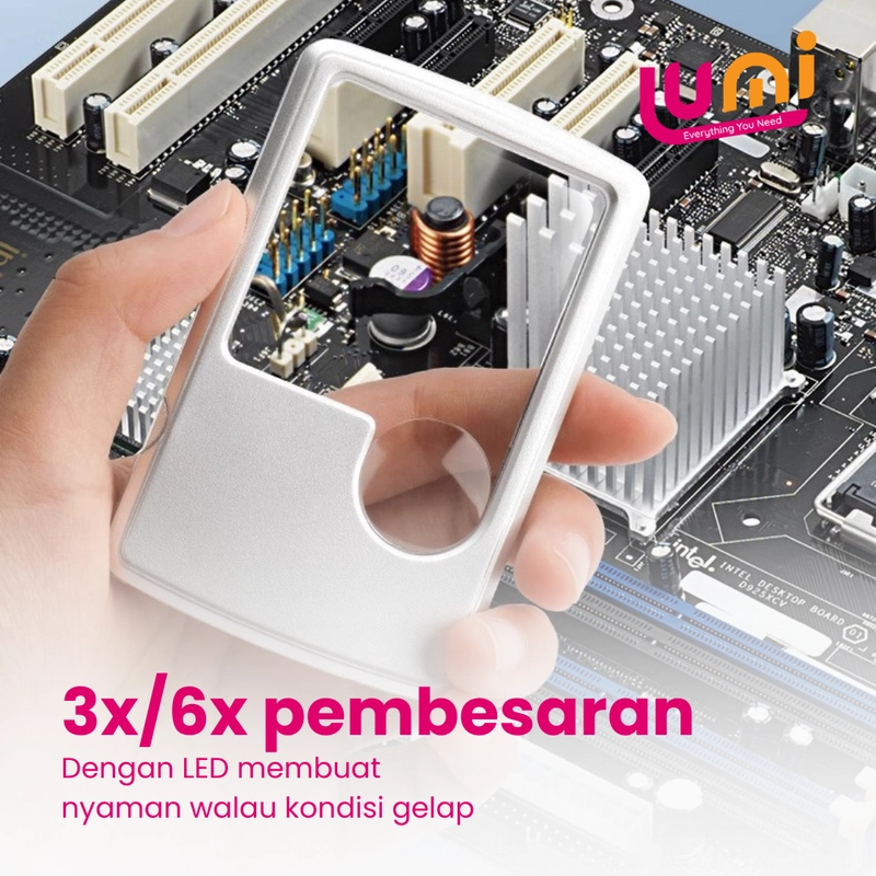Product image Luminary - Luminary - Kaca Pembesar LED Warna Silver