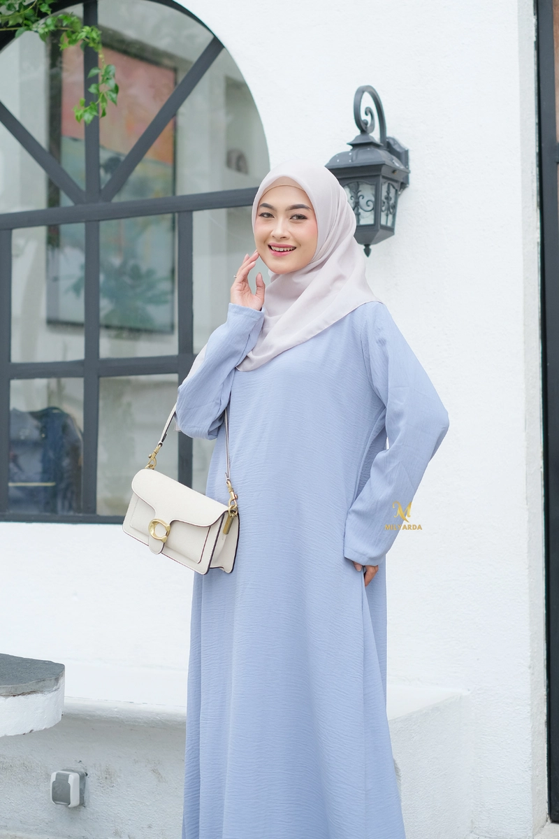 Product image Milyarda Hijab - Gamis Sherin Inner Dress Wanita Milyarda Size M Abu Muda