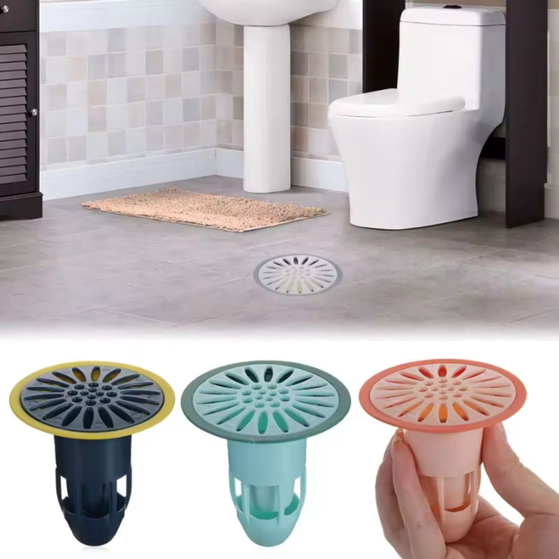 Product image KAHASIL - Saringan Penyaring Penutup Saluran Lubang Pembuangan Air Kamar Mandi Wastafel Anti Mampet KMJ211 TOSCA