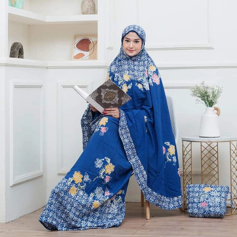 Product image Batik Ayodha - MUKENA SAKURA ALLSIZE BAHAN SANTUNG Allsize A