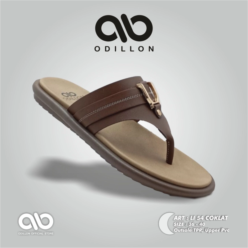 Product image Odillon - Odillon - LI 54 / Sandal Jepit Wanita Casual 36 BROWN