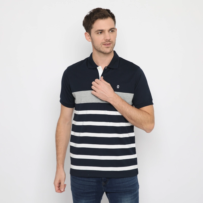 Product image MATSUDA APPAREL - MATSUDA Kaos Polo Shirt Pria Kerah Ibusuki M NAVY