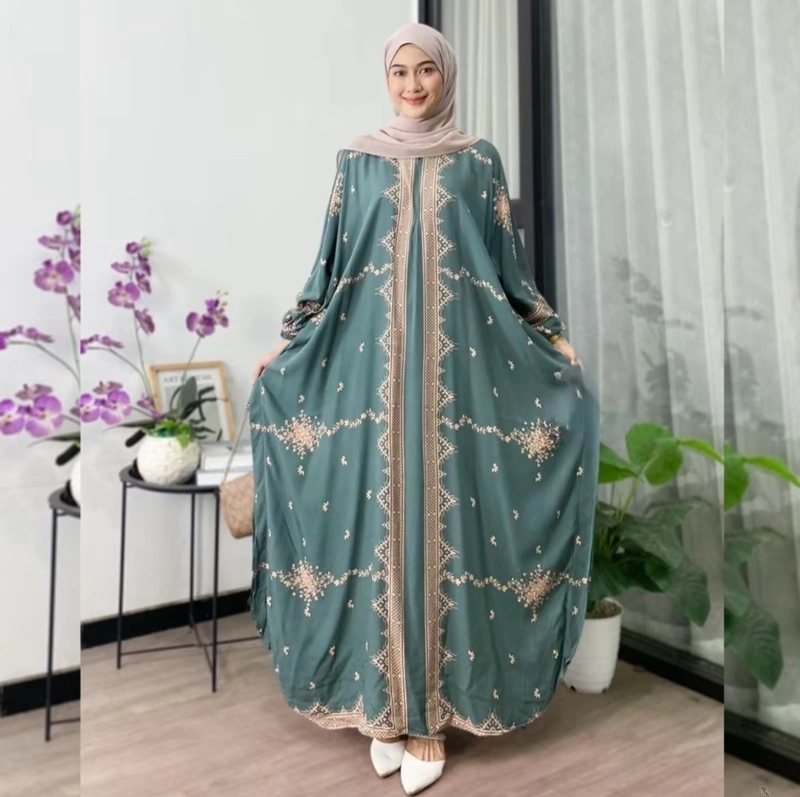 Product image Batik Ayodha - KAFTAN SAFIRA ALLSIZE JUMBO Allsize Mint