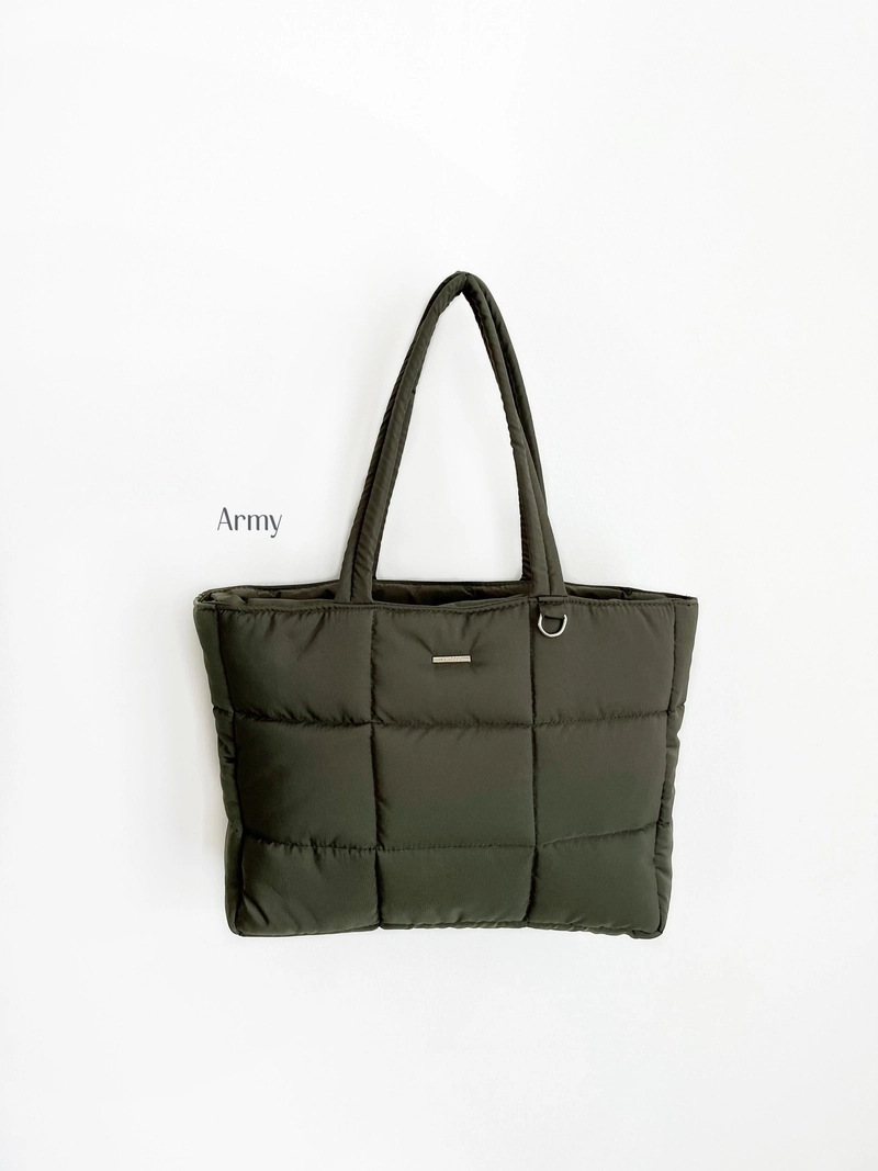 Product image Tweelyforbag - Leoni Totebag - Tweelyforbag - Totebag Wanita - Tas Wanita 250 gram Army