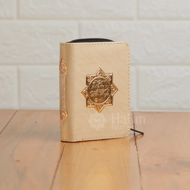 Product image Halim Quran - MUSHAF AL QURAN AL WAFA A7 TSUMUN RESLETING #NEWCOVER Hitam QURAN + NAMA