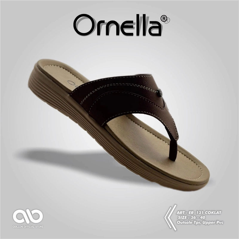 Product image Odillon - Ornella - ER 131 / Sandal Jepit Wanita Casual 36 BROWN