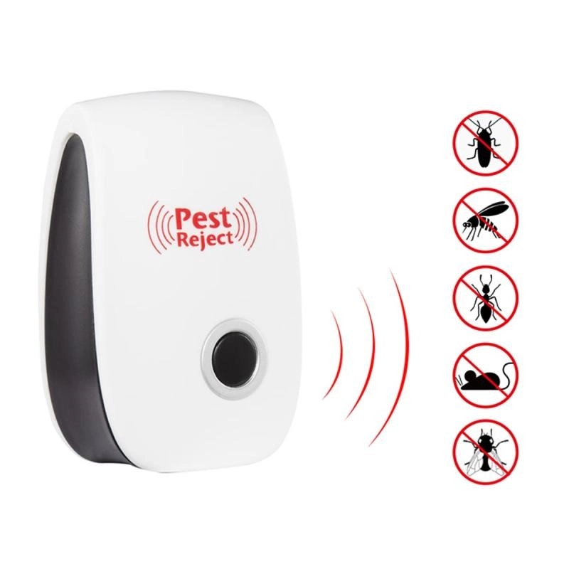 Product image Buy 1 Get 1 - Alat pengusir tikus dan serangga Ultrasonic Pest A520 PUTIH