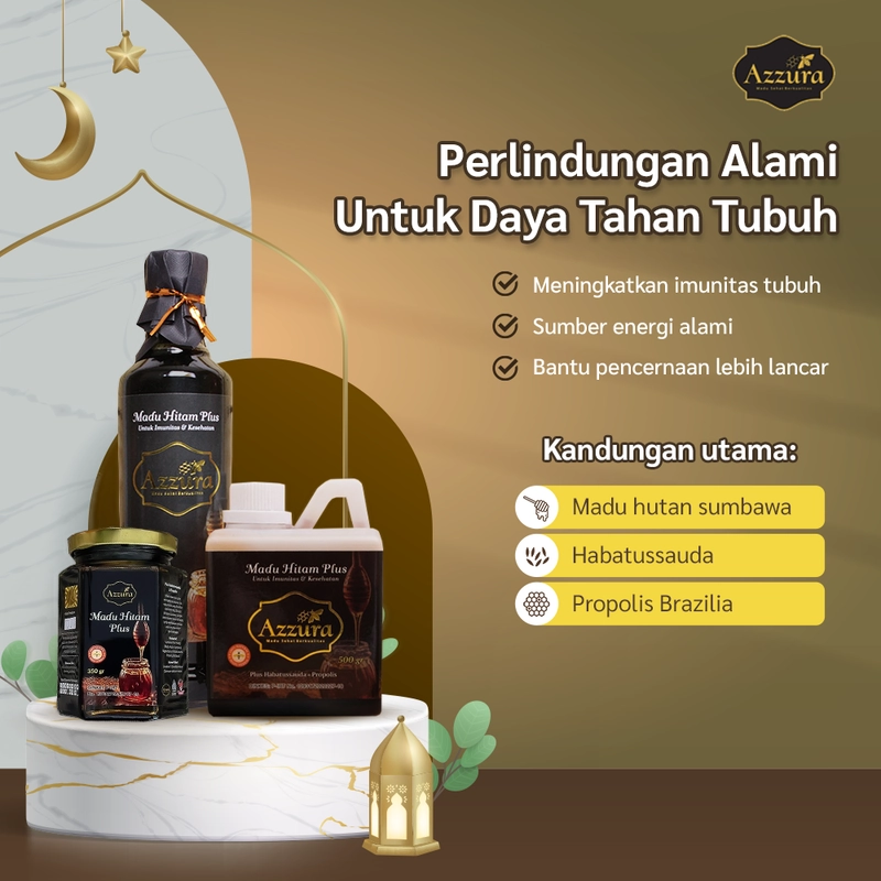 Product image Madu Azzura - Madu Hitam Plus 450 gr