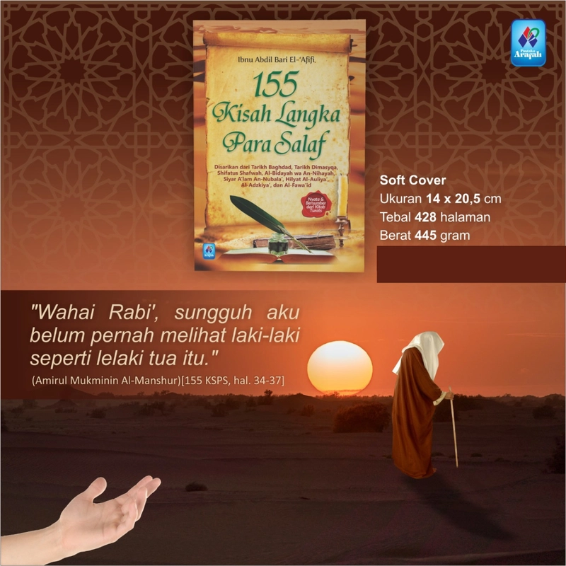 Product image Buku 155 Kisah Langka Para Salaf SC Soft Cover