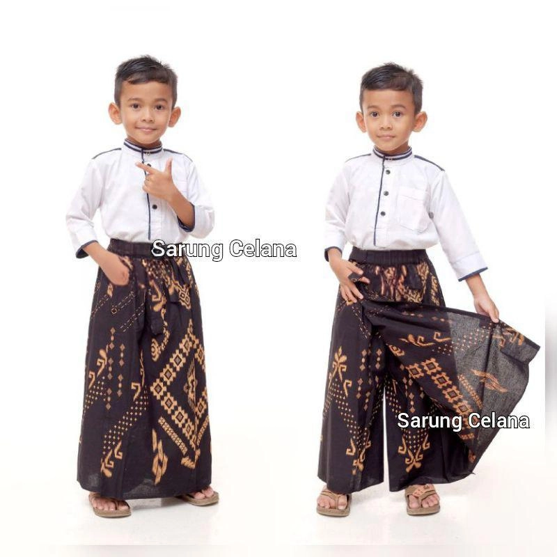 Product image Kois Batik - Sarung Anak Instan Bagus Banget Mudah Dipakai Anti Ribet L Sarung instan 1