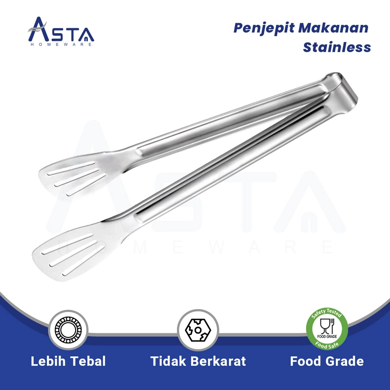 Product image Asta Homeware Official - Asta Penjepit Makanan Capitan Makanan Gorengan Ukuran 24 Cm