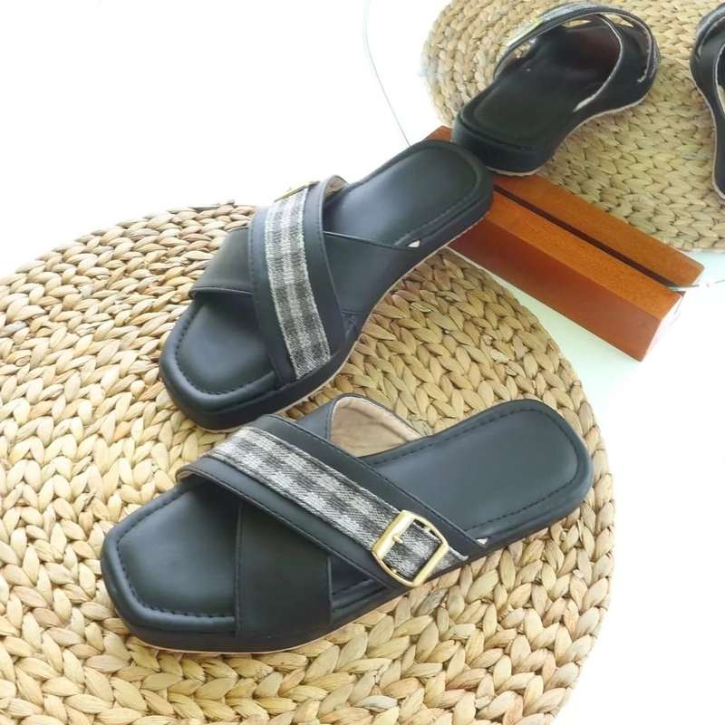 Product image LUXIA - Sandal Flip Flop Wanita New Nesha-01 37 HITAM