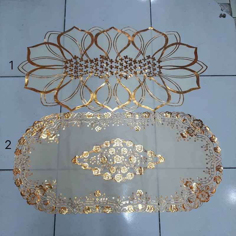 Product image Dylan 19 [TA] - Dylan 19 - Taplak Meja Tamu PVC Persegi Anti Air 90x40 90X40 Oval 1 & 2