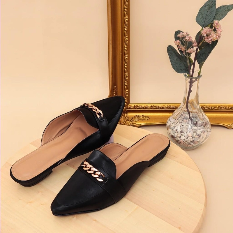 Product image Koekita - Sandal Selop Hels Wanita 3 cm Brighita-01 36 Hitam