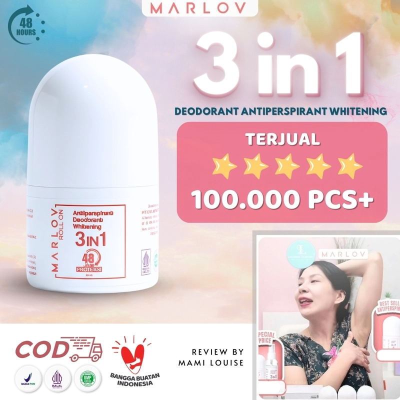 Product image MARLOV - Deodorant Roll On 25ml 25ml putih