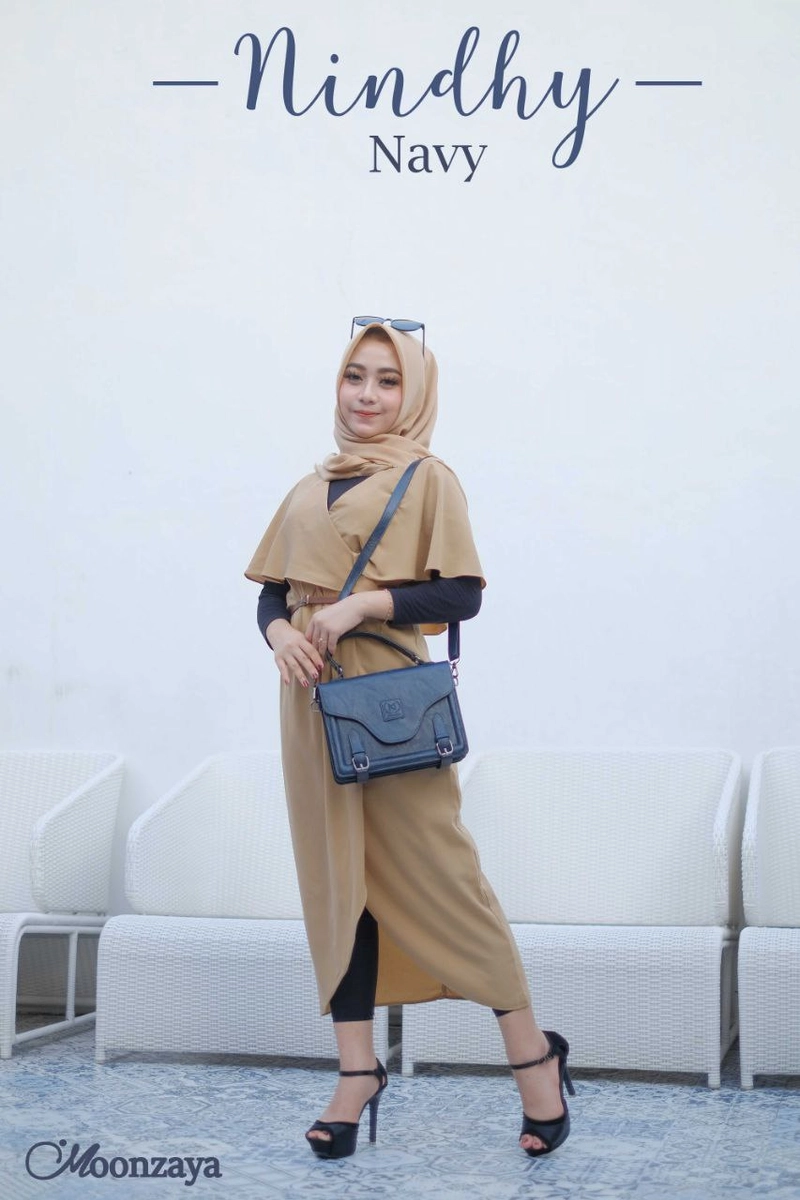 Product image Fashopid - MOONZAYA TAS SELEMPANG NINDHY BAG ALL NAVY