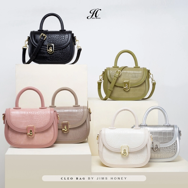 Product image JIMSHONEY SUKABUMI - Cleo Bag JH 711 - Tas Selempang Wanita Sling Bag Allsize Black