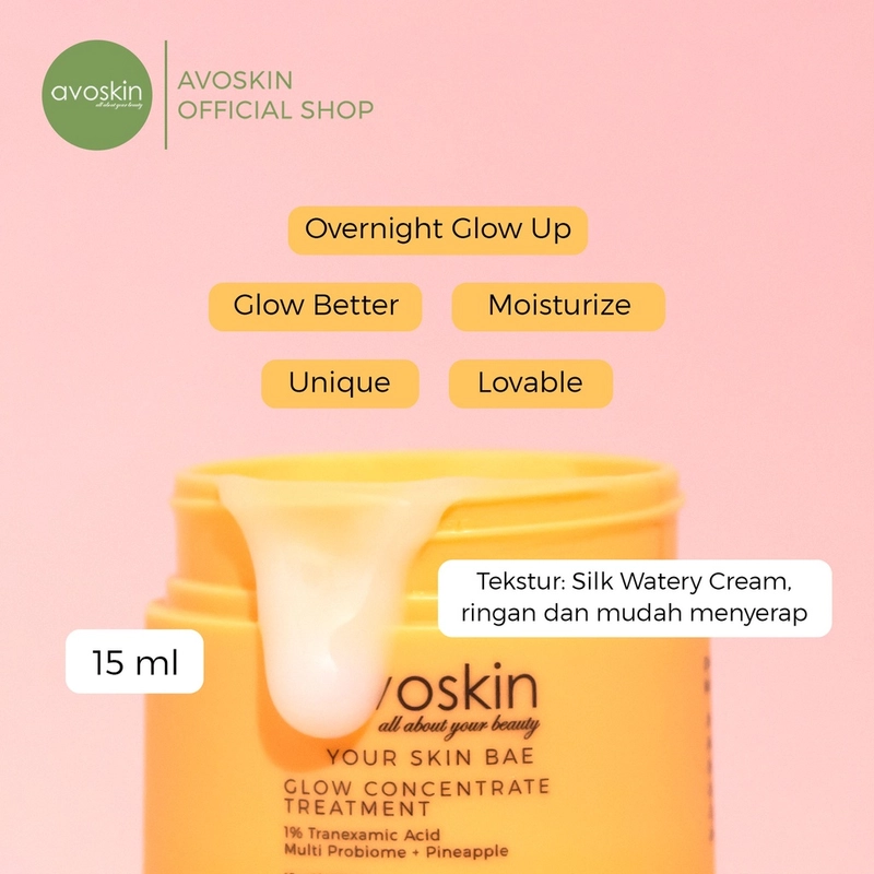 Product image AVOSKIN OFFICIAL - YSB Glow Concentrate Treatment 1% Tranexamic Acid + Multi Probiome + Pineapple 15 ml Tranexamic Acid