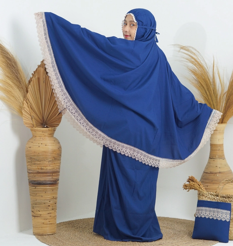 Product image Teeca - Mukena Dewasa 2in1 Daily Nuha Series Semi Jumbo Navy