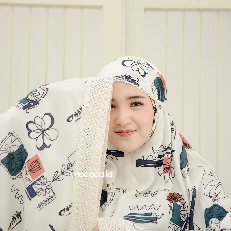 Product image mocaca id - Mukena Dewasa 2 in 1 Jumbo Bahan Rayon Premium Import Kayana Disa 2 mocaca DISA 2 ANAK 2IN1
