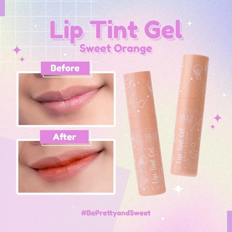 Product image SR12 Herbal Skincare - Lip TInt Gel Sweet Orange 2gr Sweet Orange