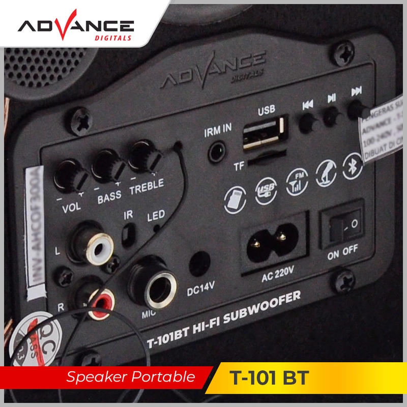 Product image Advance Digitals Indonesia - Multimedia Speaker with Subwoofer System T-101BT - Default