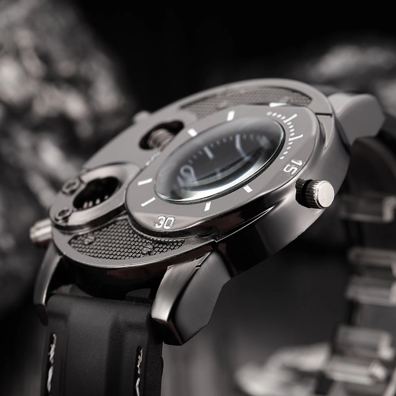 Product image RAYATORY - Super Speed Jam Tangan Analog Luxury + Box - V8 Tipe V8 Black / Hitam