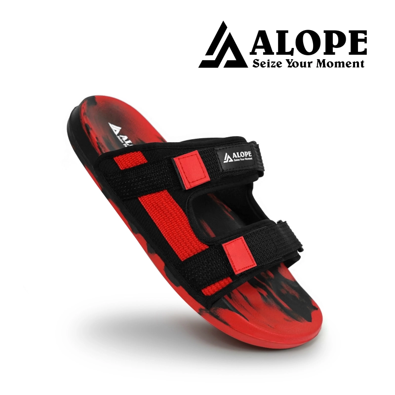 Product image ALOPE OFFICIAL - ALOPE - BUY 1 GET 1 SANDAL SELOP JARVIS TERSEDIA 2 VARIAN WARNA 39 MERAH