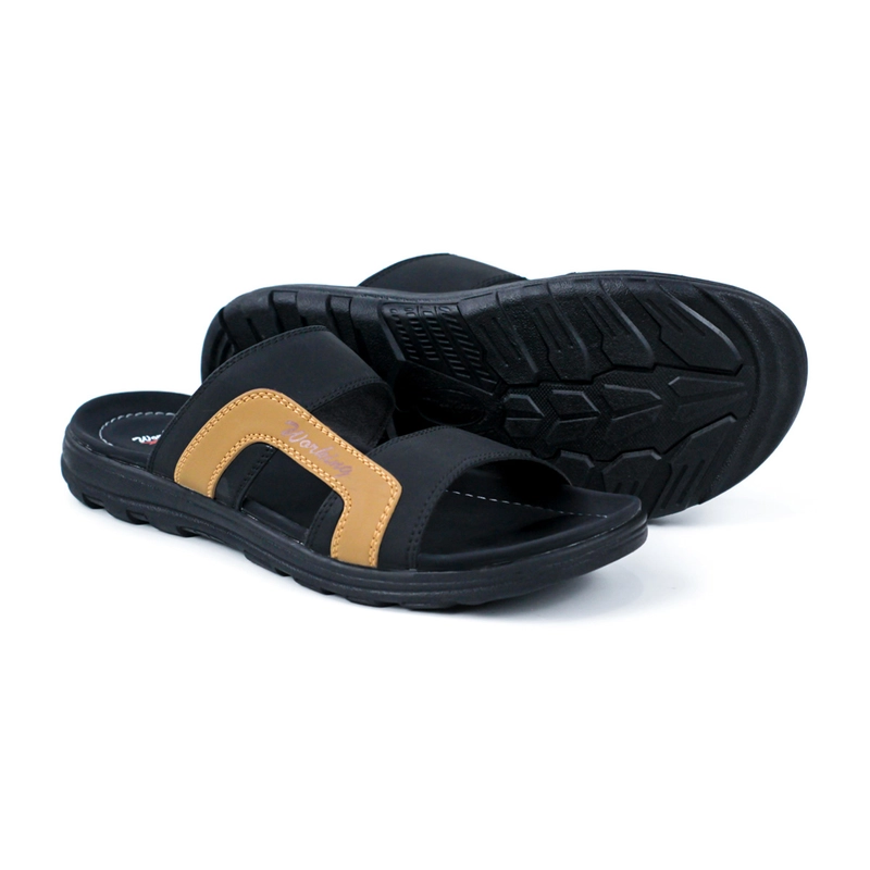 Product image Working Shoes - NEW ARRIVAL SANDAL PRIA KASUAL WORKING W-01 STYLISH KEKINIAN 40 Hitam Cokelat