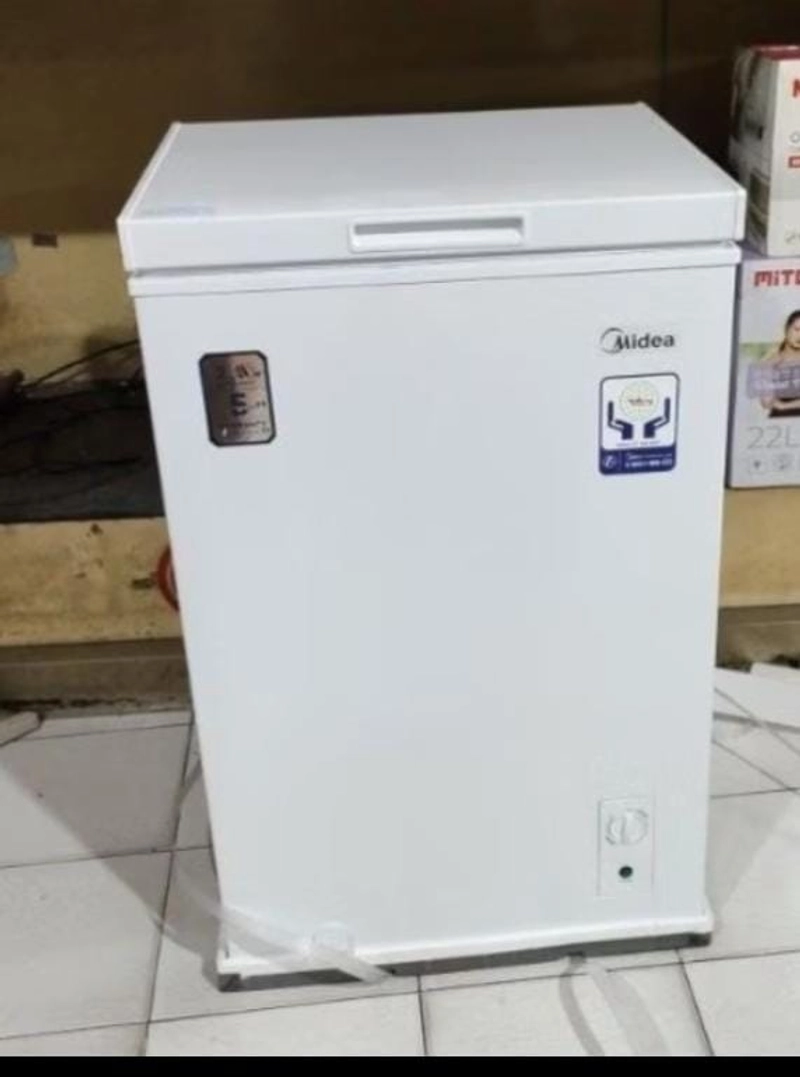 Product image Rizki Electronics - CHEST FREEZER BOX MIDEA HS 129C 100 LTR 100 liter putih