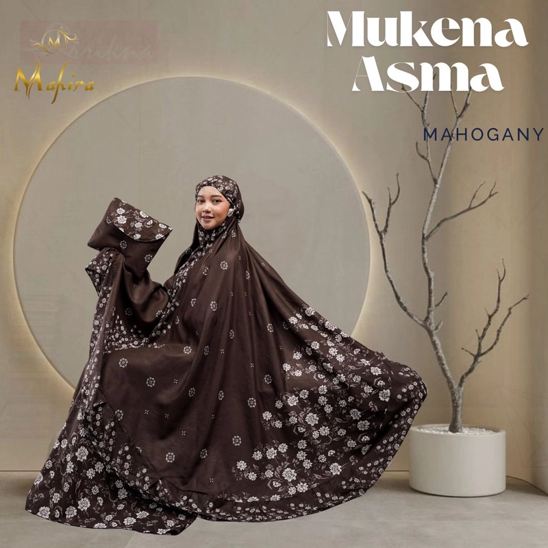 Product image Mahira Boutique - Mukena Asma Dewasa (Jumbo) Mahogany